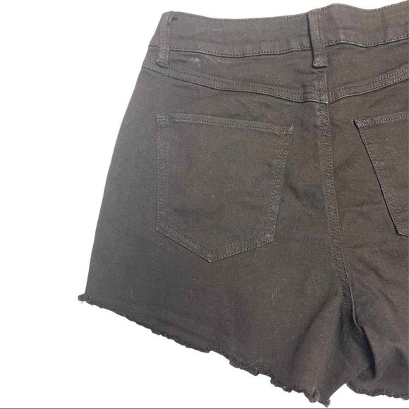 Rewash Black Button Fly Super High Rise‎ Jean Shorts Size 7/28 NWOT - Picture 9 of 11
